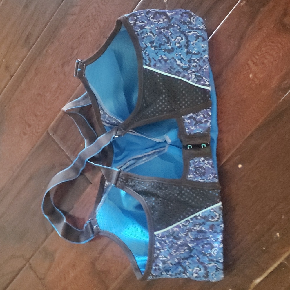 Maidenform Blue and Purple Sports Bra Suze 36D - Picture 2 of 4